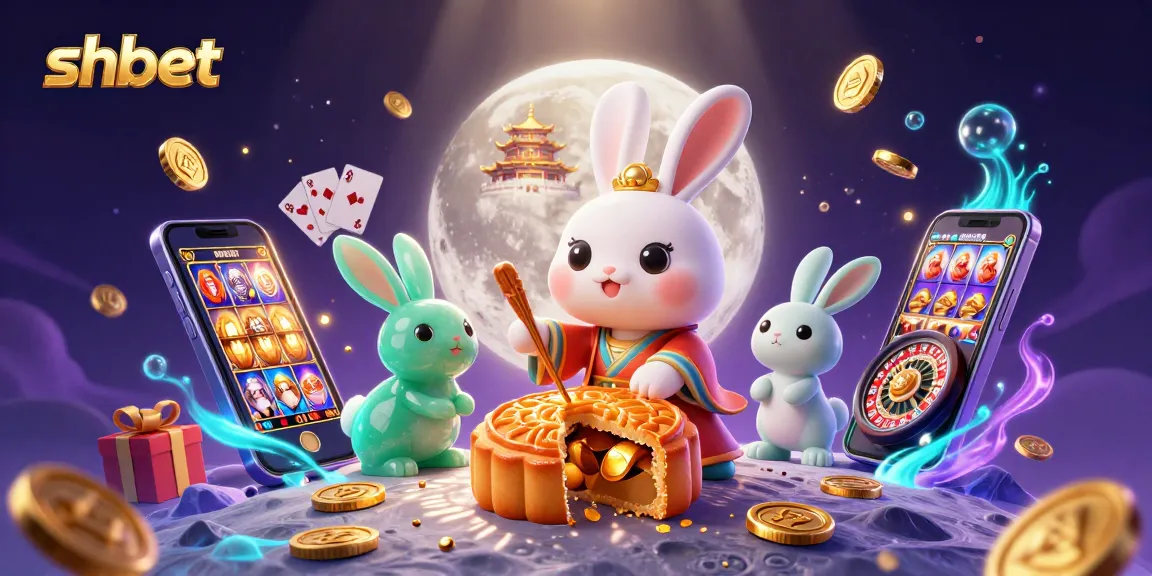 Engage in thrilling action at shbet with poker chips hidden inside mooncakes on the lunar surface.