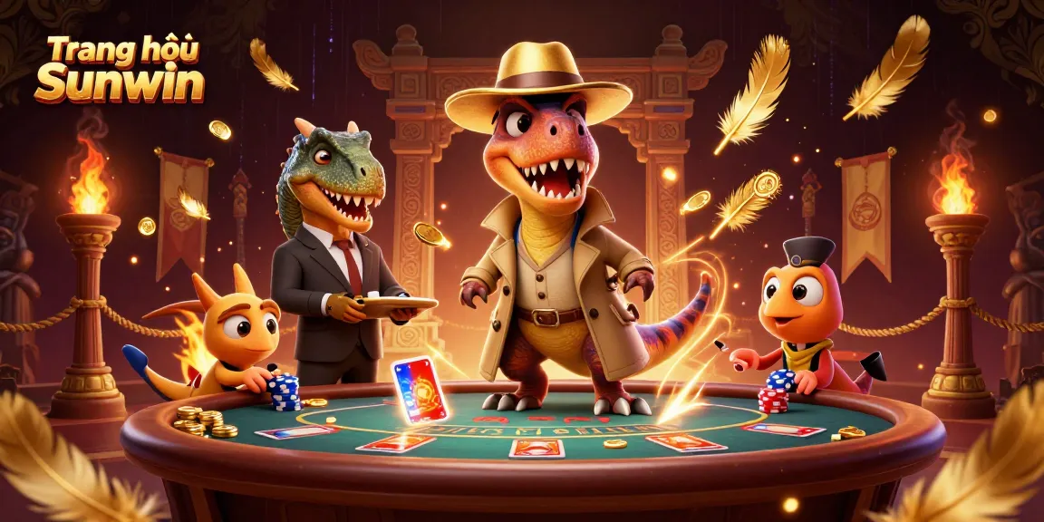 Engage in thrilling gameplay at Trang chủ Sunwin with a velociraptor card counter and stegosaurus pit boss.
