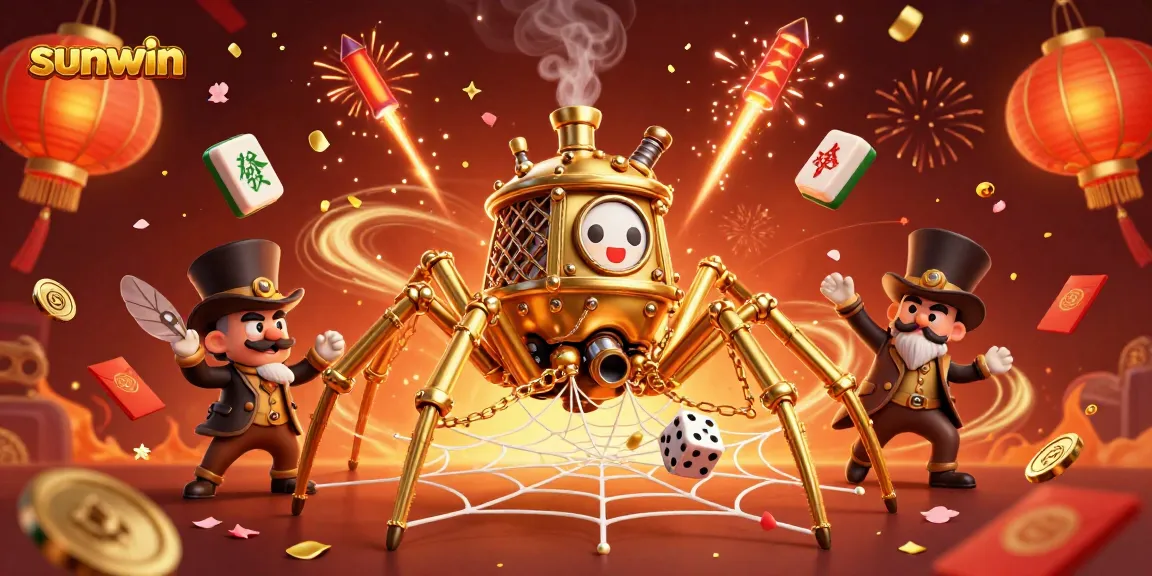 Enjoy thrilling games at sunwin while playing with steampunk allure in a vibrant casino scene.